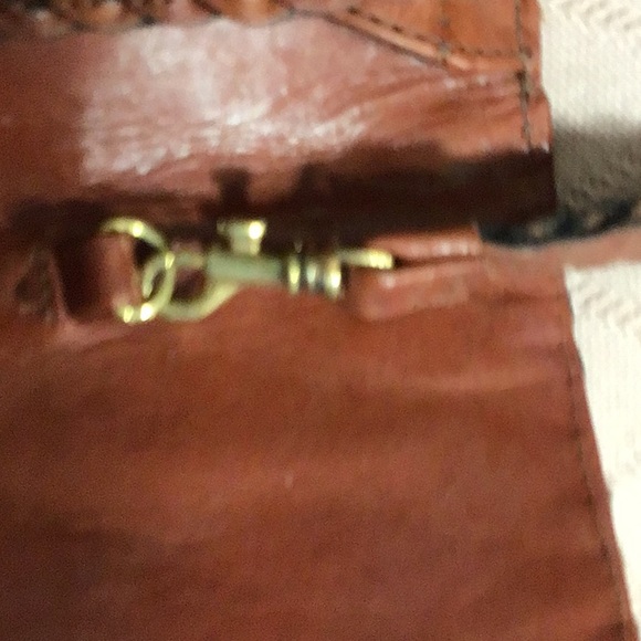 Vintage LJS collection, leather shoulder bag. This bag is in pristine condition. - Picture 11 of 12